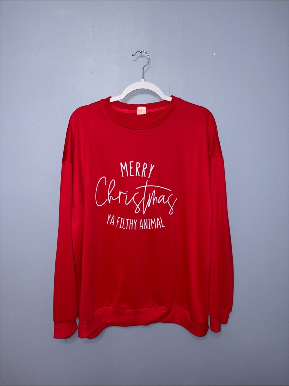 Red Christmas Sweatshirt | Size 2XL
